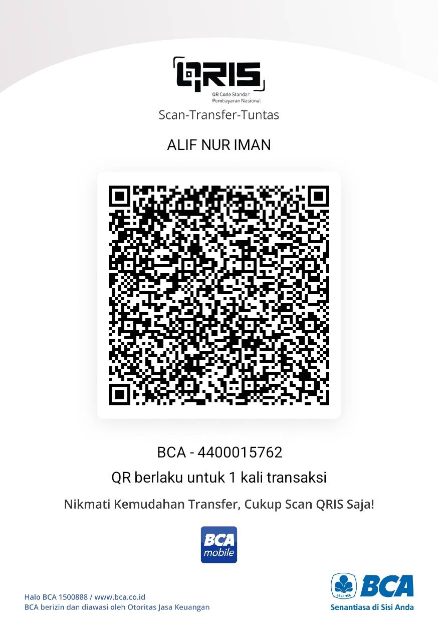 QRIS BCA Tahu Cibuntu